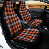 Halloween Buffalo Plaid Print Universal Fit Car Seat Covers 102422