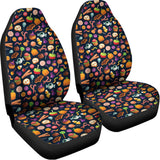 Halloween Candy Pattern Print Universal Fit Car Seat Covers 102422