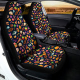 Halloween Candy Pattern Print Universal Fit Car Seat Covers 102422