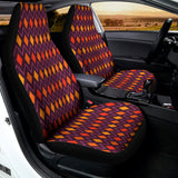 Halloween Diamond Shape Pattern Print Universal Fit Car Seat Covers 102422