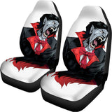 Halloween Evil Vampire Print Universal Fit Car Seat Covers 102422