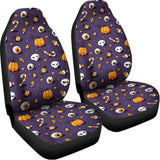 Halloween Eyeball Pattern Print Universal Fit Car Seat Covers 102422