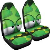 Halloween Frankenstein Face Print Universal Fit Car Seat Covers 102422