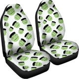 Halloween Frankenstein Pattern Print Universal Fit Car Seat Covers 102422