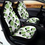 Halloween Frankenstein Pattern Print Universal Fit Car Seat Covers 102422
