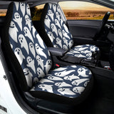 Halloween Ghost Pattern Print Universal Fit Car Seat Covers 102422