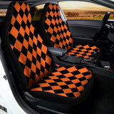 Halloween Harlequin Pattern Print Universal Fit Car Seat Covers 102422