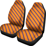 Halloween Line Pattern Print Universal Fit Car Seat Covers 102422