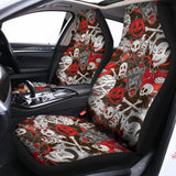 Halloween Monsters Pattern Print Universal Fit Car Seat Covers 102422
