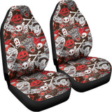 Halloween Monsters Pattern Print Universal Fit Car Seat Covers 102422