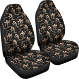 Halloween Mummy Pattern Print Universal Fit Car Seat Covers 102422