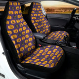 Halloween Pumpkin Pattern Print Universal Fit Car Seat Covers 102422