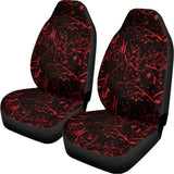 Halloween Red Blood Print Universal Fit Car Seat Covers 102422