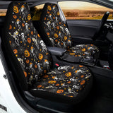 Halloween Skeleton Party Pattern Print Universal Fit Car Seat Covers 102422
