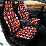 Halloween Skull And Bone Pattern Print Universal Fit Car Seat Covers 102422