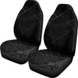 Halloween Spider Web Print Universal Fit Car Seat Covers 102422