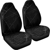 Halloween Spider Web Print Universal Fit Car Seat Covers 102422