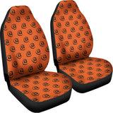 Halloween Spiral Pattern Print Universal Fit Car Seat Covers 102422