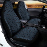 Halloween Vampire Bat Pattern Print Universal Fit Car Seat Covers 102422
