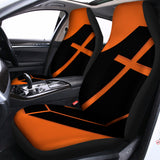 Halloween Vampire Coffin Print Universal Fit Car Seat Covers 102422