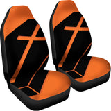 Halloween Vampire Coffin Print Universal Fit Car Seat Covers 102422