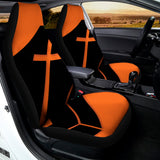 Halloween Vampire Coffin Print Universal Fit Car Seat Covers 102422