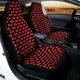 Halloween Vampire Lips Pattern Print Universal Fit Car Seat Covers 102422