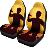 Halloween Walking Zombie Print Universal Fit Car Seat Covers 102422