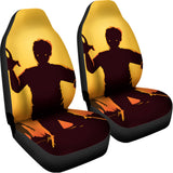 Halloween Walking Zombie Print Universal Fit Car Seat Covers 102422