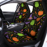Halloween Wizard Pattern Print Universal Fit Car Seat Covers 102422