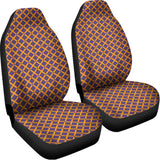 Halloween X Pattern Print Universal Fit Car Seat Covers 102422