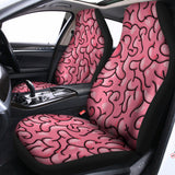Halloween Zombie Brain Print Universal Fit Car Seat Covers 102422