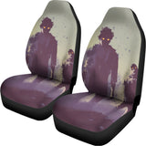 Halloween Zombie Crowd Print Universal Fit Car Seat Covers 102422