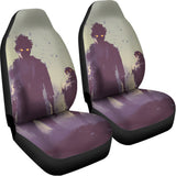 Halloween Zombie Crowd Print Universal Fit Car Seat Covers 102422