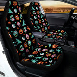 Halloween Zombie Pattern Print Universal Fit Car Seat Covers 102422