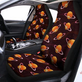 Hamburger Planet Pattern Print Universal Fit Car Seat Covers 102422