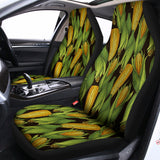 Hand-Drawn Corncob Pattern Print Universal Fit Car Seat Covers 102422