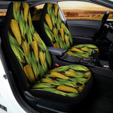 Hand-Drawn Corncob Pattern Print Universal Fit Car Seat Covers 102422