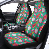 Hand Drawn Dragon Fruit Pattern Print Universal Fit Car Seat Covers 102422