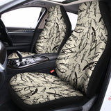 Hand Drawn Mantis Pattern Print Universal Fit Car Seat Covers 102422