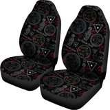 Hand Of Glory Black Magic Witch Print Universal Fit Car Seat Covers 102422