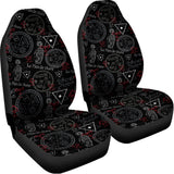 Hand Of Glory Black Magic Witch Print Universal Fit Car Seat Covers 102422