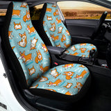 Happy Corgi Pattern Print Universal Fit Car Seat Covers 102422