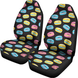 Happy Macarons Pattern Print Universal Fit Car Seat Covers 102422