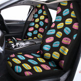 Happy Macarons Pattern Print Universal Fit Car Seat Covers 102422