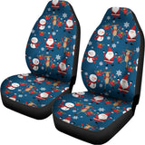 Happy Santa Claus Pattern Print Universal Fit Car Seat Covers 102422