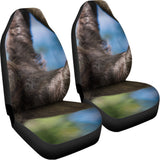 Happy Sloth Print Universal Fit Car Seat Covers 102422