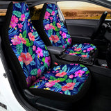 Hawaii Exotic Flowers Pattern Print Universal Fit Car Seat Covers 102422