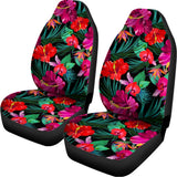 Hawaii Floral Flowers Pattern Print Universal Fit Car Seat Covers 102422