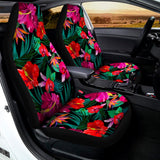 Hawaii Floral Flowers Pattern Print Universal Fit Car Seat Covers 102422